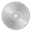 Greyscale Disc Icon 64x64 png